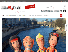 Tablet Screenshot of littlebigdolls.com